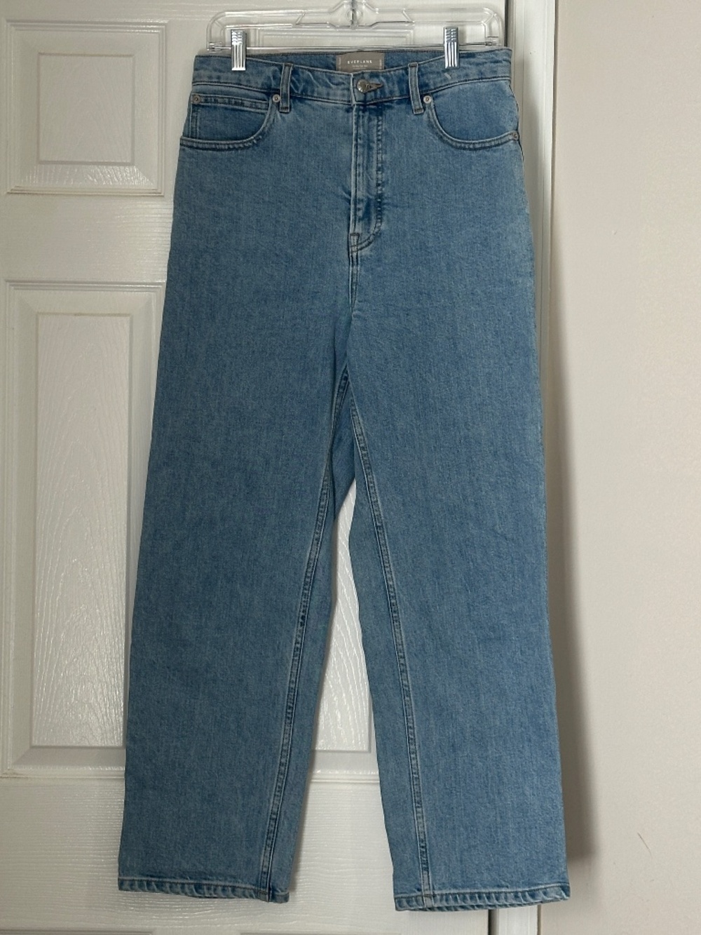 Everlane The Way High Jeans Light Wash Size 29 Regular High Rise Ankle Straight
